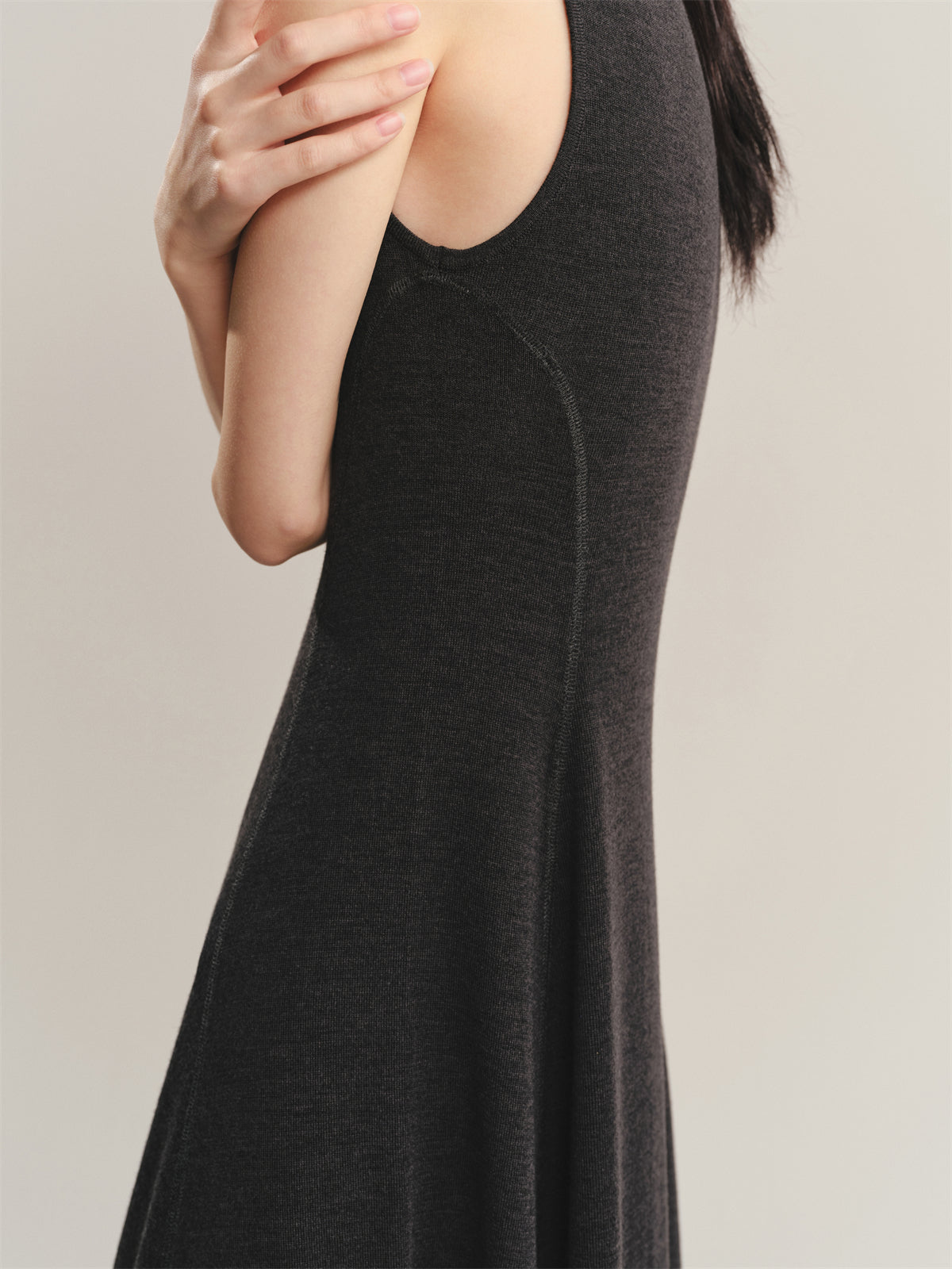 Women's Machine-Washable Wool-Blend Knit Dress