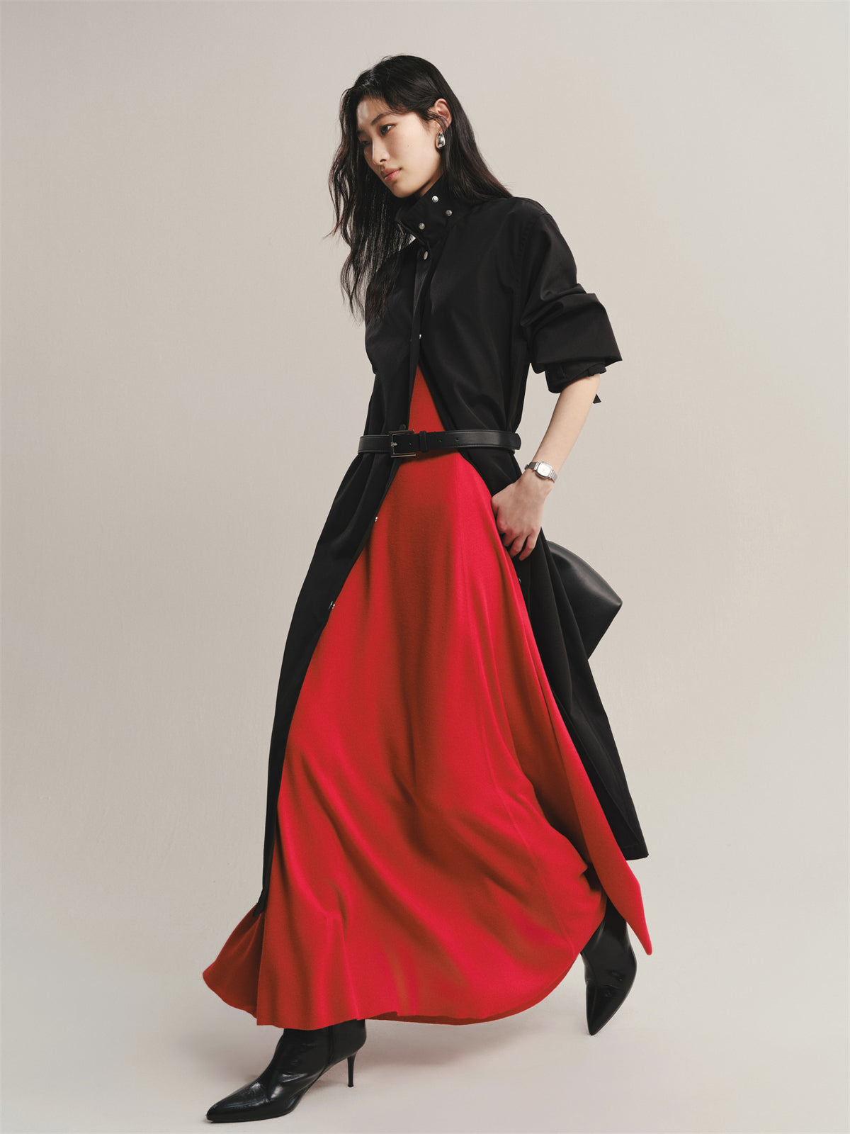 Women's Machine-Washable Wool-Blend Knit Dress