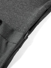 Women's Wool-Blend Knit Panel Dress