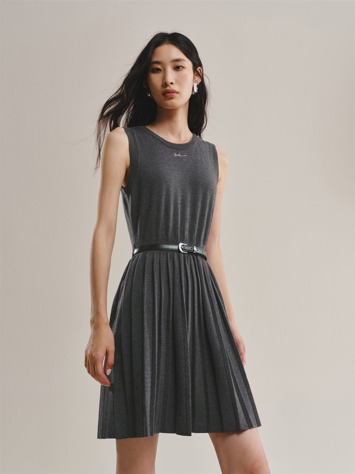 black dress grey cardigan Ombre Open Front Long Cardigan Coat Black Grey White Blend Ships 7/24