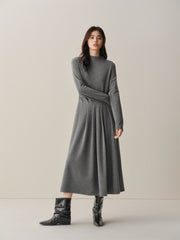 Women's Wool-Blend Knit Dress Two-Piece Set