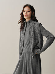 Women's Wool-Blend Knit Dress Two-Piece Set