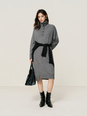 Women's Wool-Blend Knit Dress