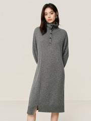 Women's Wool-Blend Knit Dress