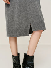 Women's Wool-Blend Knit Dress