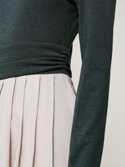 Women's Slash-Neck Slim Spliced Dress