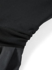 Women's Slash-Neck Slim Spliced Dress