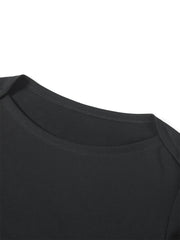 Women's Slash-Neck Slim Spliced Dress