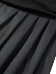 Women's Slash-Neck Slim Spliced Dress