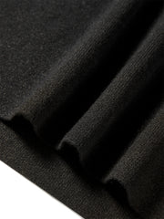 Women's Mock-Neck Knit Dress with Arm Warmers