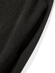 Women's Mock-Neck Knit Dress with Arm Warmers