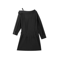Women's Asymmetrical Shirt Dress