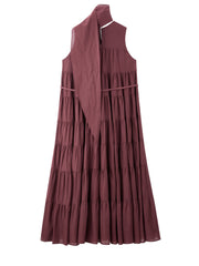 Women's Flared Tiered Long Dress