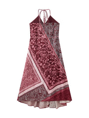 Women Bohemian Resort Spaghetti Strap  Dress