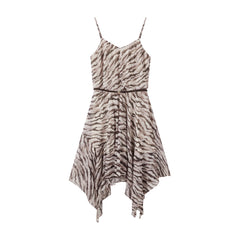 Women's Vacation-Style Zebra-Print Dress