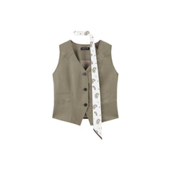 Women's Elegant Vest and Skirt Two-Piece Set