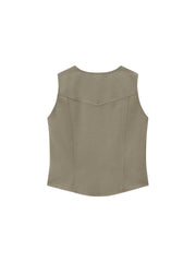 Women's Elegant V-Neck Vest