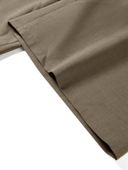 Women's Pleated Cropped Straight-Leg Pants