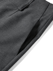 Women's Wide-Leg Suit Trousers with Belt