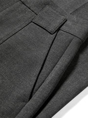 Women's High-Waist Straight-Leg Suit Trousers