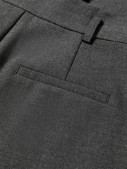 Women's High-Waist Straight-Leg Suit Trousers