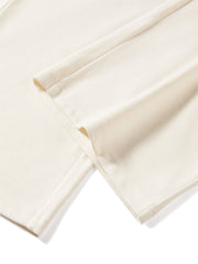 Women's Wide-Leg Pants with Self-Fabric Belt