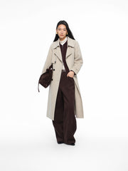 Women's Oversized Chenille Curved-Leg Pants