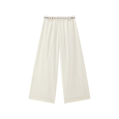 Women's Lyocell High-Waisted Wide-Leg Pants