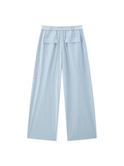 Women's Light Blue Loose Workwear Cargo Pants
