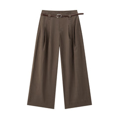 Women's Casual Straight-Wide Leg Tencel Pants