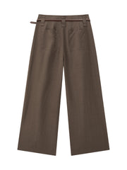 Women's Casual Straight-Wide Leg Tencel Pants