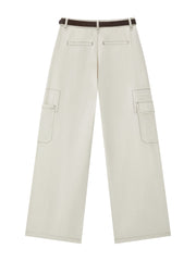 Women's Cargo Wide-Leg Pants