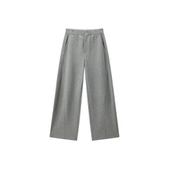 Women's Casual Solid Curved-Leg Sweatpants