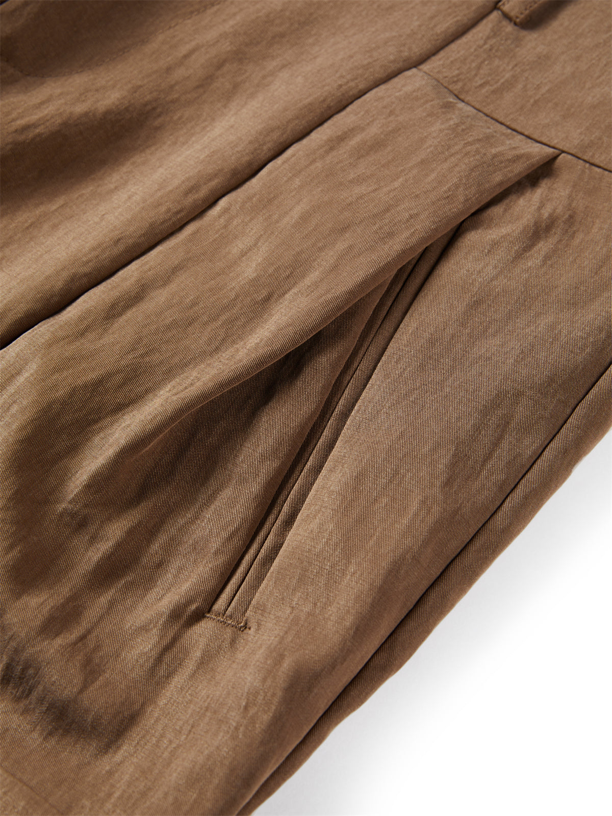 Women's High-Waisted Tencel Shorts