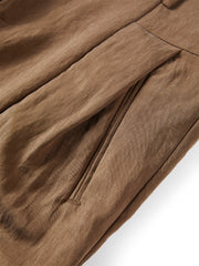 Women's High-Waisted Tencel Shorts