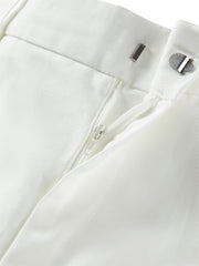 Women's Solid High-Waisted Shorts