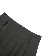 Women's High-Waist Wide-Leg Suit Shorts
