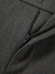 Women's Gray Wide-Leg Tailored Shorts