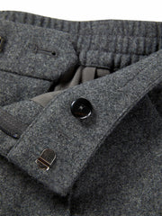 Women's Straight-Leg Wool Cropped Pants