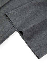 Women's Straight-Leg Wool Cropped Pants