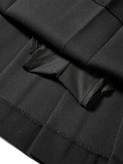 Women's High-Waist Pleated Short Skirt
