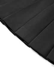 Women's High-Waist Pleated Short Skirt
