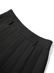 Women's High-Waist Pleated Short Skirt