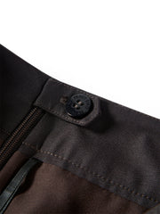 Women's PU A-Line Skirt with Detachable Belt