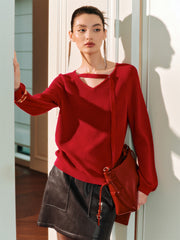 Women's PU A-Line Skirt with Detachable Belt