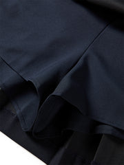 Women's Wool-Blend Pleated A-Line Mini Skirt