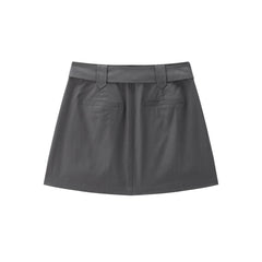 Women's Asymmetrical A-line short skirt