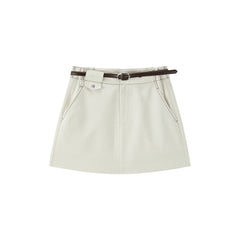 Women's Cargo High-Waisted A-Line Skirt