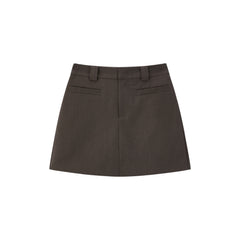 Women's Casual Commuter High-Waist A-Line Skirt