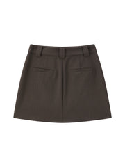 Women's Casual Commuter High-Waist A-Line Skirt